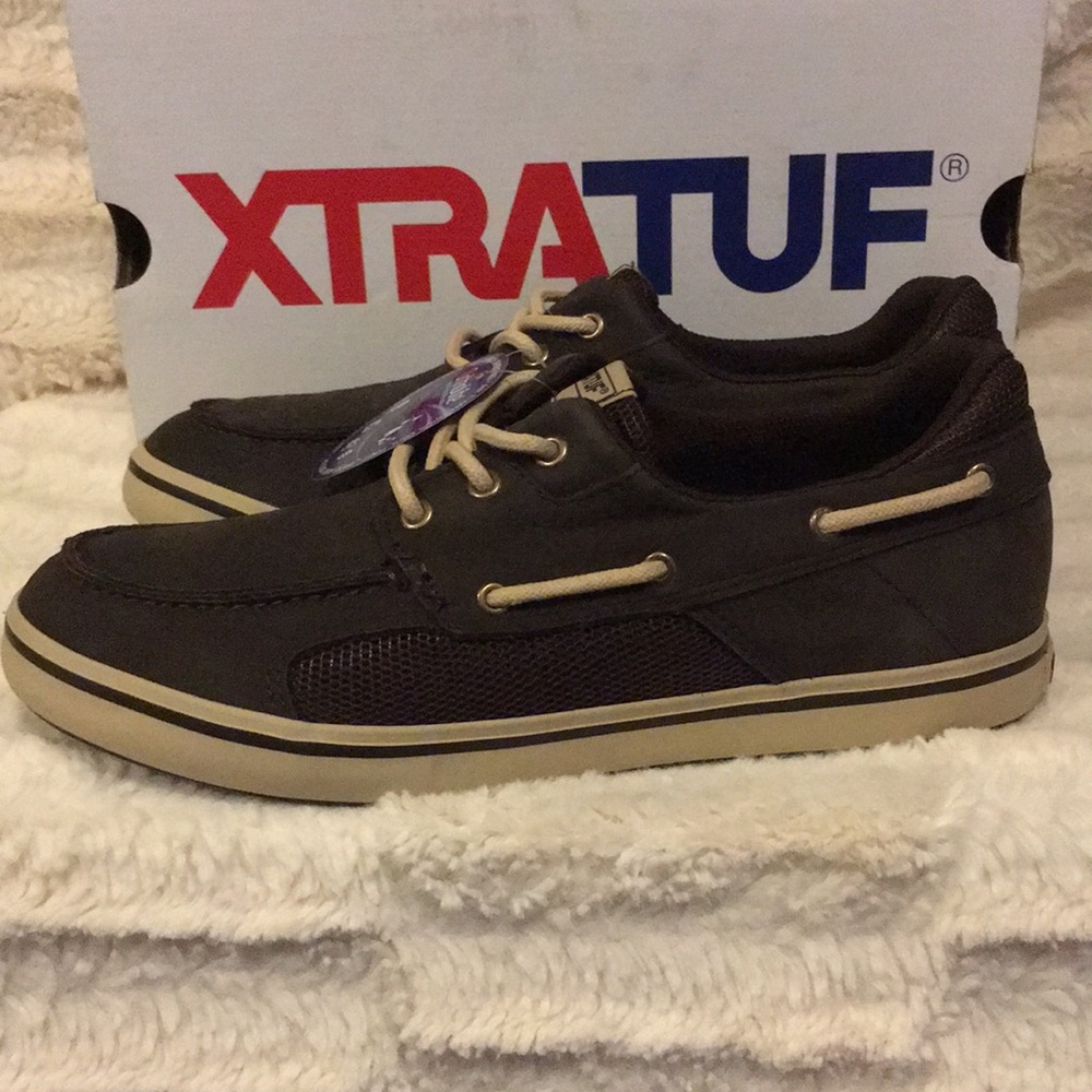 Xtratuf Men's Finatic II Deck Chocolate Boat shoes